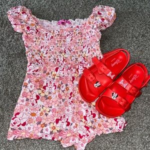 New romper sandals used once